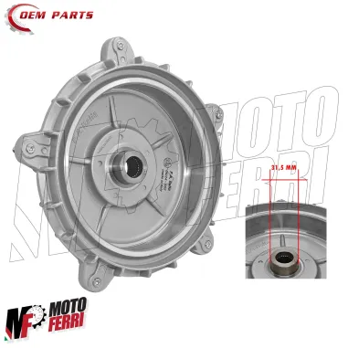 MF9404 Tamburo Ruota Freno Posteriore Mozzetto 31,5mm Piaggio Vespa 125 T5