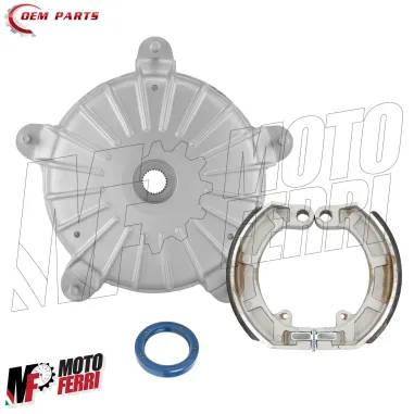 MF0915 Tamburo + Ganasce + Paraolio Freno Posteriore Vespa 50 Special 125 ET3 pr