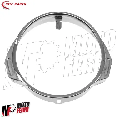 MF9430 Cornice Ghiera Faro Anteriore Cromata Vespa PX PE 125 150 200 PRIMA SERIE
