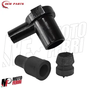 MF9446 Kit Pipetta Attacco Candela + Gommini Piaggio 50 Si Ciao Bravo Boxer