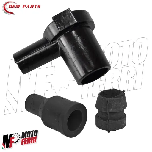 MF9446 Kit Pipetta Attacco Candela + Gommini Piaggio 50 Si Ciao Bravo Boxer