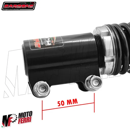 MF9449 Ammortizzatore Anteriore Vespa 310 GTS 2025 2026 Nero Carbone HiTech