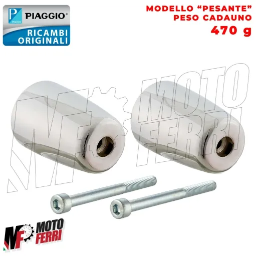 MF2029 Bilancieri Contrappesi Cromato Piaggio Vespa GTS GTV Super 125 250 300