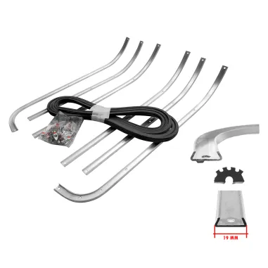 MF9460 Strisce Pedana Complete Piaggio Vespa GL 150 VLA in Alluminio