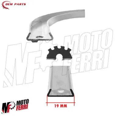 MF9460 Strisce Pedana Complete Piaggio Vespa GL 150 VLA in Alluminio
