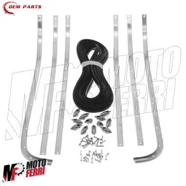 MF9460 Strisce Pedana Complete Piaggio Vespa GL 150 VLA in Alluminio