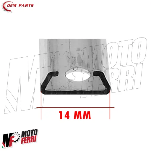 MF9461 Strisce Pedana Complete Piaggio Vespa 150 VBB2 in Alluminio