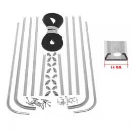 MF9463 Strisce Pedana Complete Piaggio Vespa 125 VNA1 VNA2 VNB1 VNB2 Alluminio