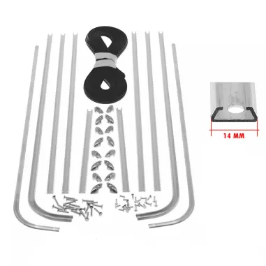 MF9463 Strisce Pedana Complete Piaggio Vespa 125 VNA1 VNA2 VNB1 VNB2 Alluminio