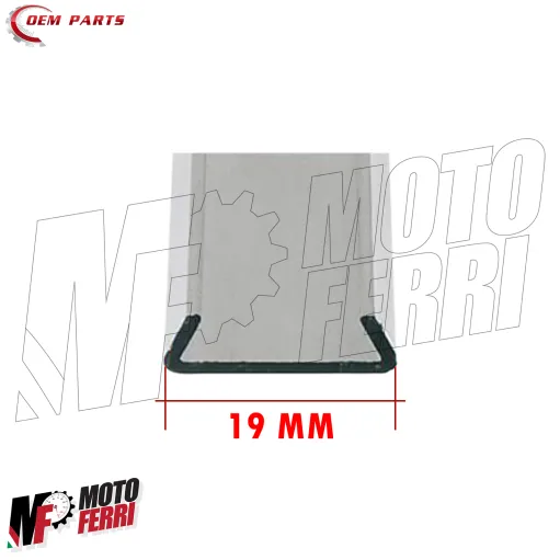 MF9464 Strisce Pedana Complete Piaggio Vespa GS 150 VS2 VS3 VS4 VS5 in Alluminio