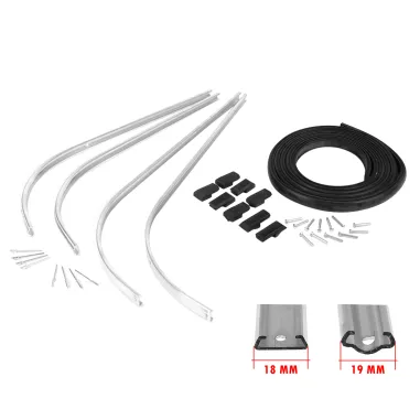Kit Serie Strisce Listelli Pedana con Puntalini Vespa PK 50 125 S XL FL2 HP Rush