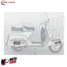 MF9466 Kit Fregi Cofano e Parafango Piaggio Vespa GL 150 in Alluminio 2