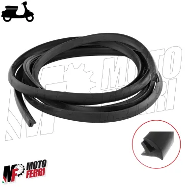 MF9477 Guarnizione Gomma Cofani Piaggio Vespa PX PE 125 150 200 Nera