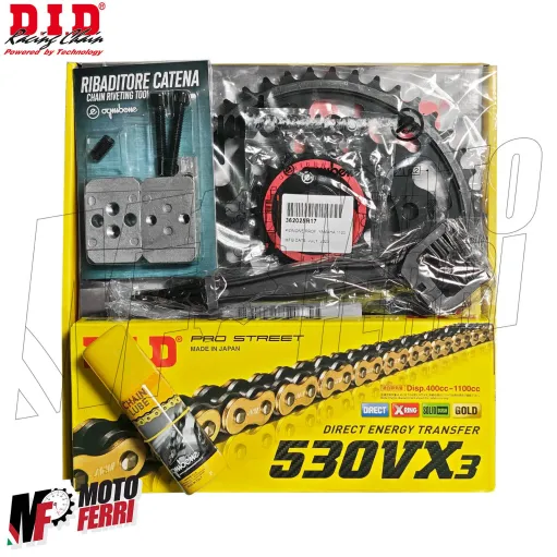 MF9483 Kit Trasmissione DID Yamaha 1000 FZ1 Fazer N NA Corona 45 Pignone 17 da 2006 a 2012