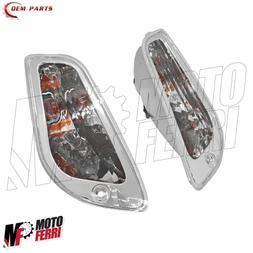 MF9495 Coppia Frecce Fanalini Anteriori Piaggio Vespa LX LXV S 50 125 150 2T 4T