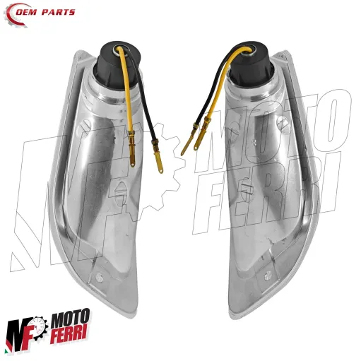 MF9495 Coppia Frecce Fanalini Anteriori Piaggio Vespa LX LXV S 50 125 150 2T 4T