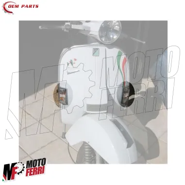 MF9496 Coppia Frecce Anteriori Piaggio Vespa PX PE 125 150 200 ARCOBALENO T5