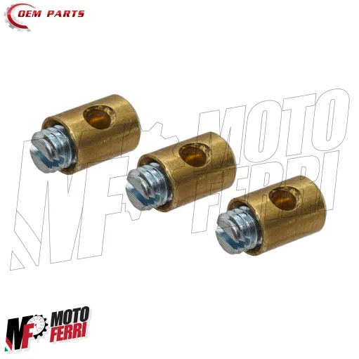 MF9536 Kit 3 Morsetti Morsetto GAS con Vite VESPA SPECIAL 50 125 150 180 200