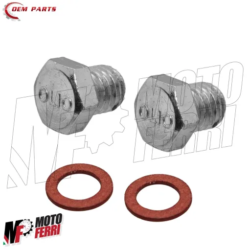 MF0963 Kit Vite Carico + Scarico Olio Motore Rondella VESPA 125 ET3 PRIMAVERA