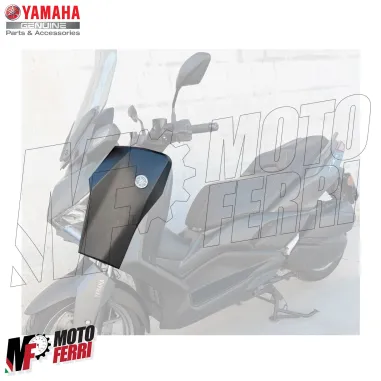 MF9558 Carena Anteriore Sinistra Yamaha XMax 125 300 2024 2025 Nero Opaco