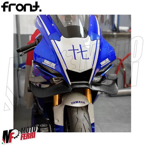 MF6572 Spoiler Downforce Carena Anteriore FRONT Yamaha YZF R1 / M da 2020 a 2025