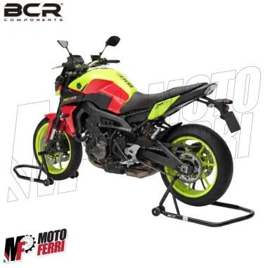 MF4795 Coppia Cavalletti Moto Alzamoto Anteriore Cono Posteriore a Forchetta BCR