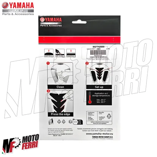 MF9563 Adesivo Protezione Paraserbatoio Originale Yamaha MT-125 dal 2020 al 2025