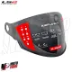 MF7823 Visiera Casco Nera Fume' Scuro Originale LS2 Airflow II 2 OF616