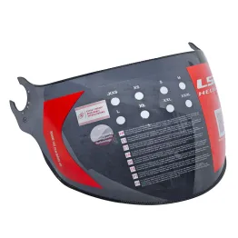 MF9570 Visiera Casco Nera Fume' Chiaro Originale LS2 Airflow I OF562 OF558