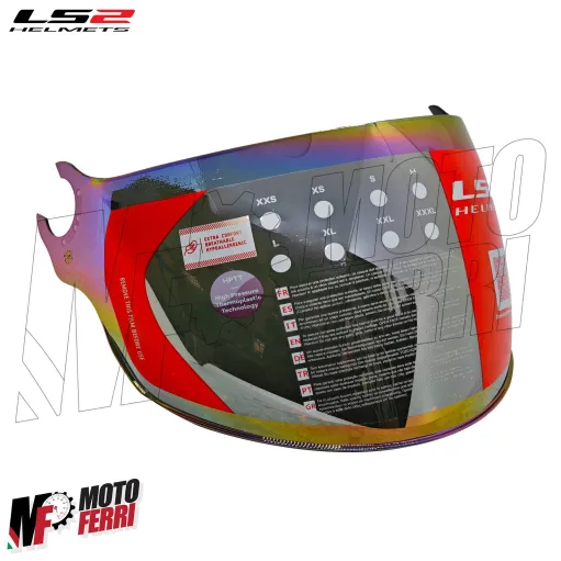 MF9570 Visiera Casco Arcobaleno Rainbow Originale LS2 Airflow I OF562 OF558