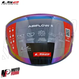 MF7823 Visiera Casco Arcobaleno Rainbow Originale LS2 Airflow II 2 OF616 2