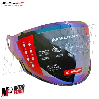 MF7823 Visiera Casco Arcobaleno Rainbow Originale LS2 Airflow II 2 OF616