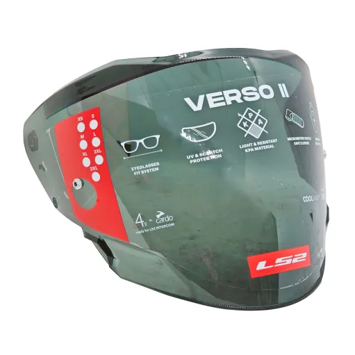 MF9571 Visiera Casco Fume' Chiaro Originale LS2 Verso II 2 OF618
