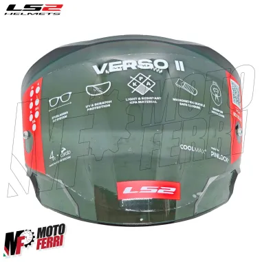 MF9571 Visiera Casco Fume' Chiaro Originale LS2 Verso II 2 OF618