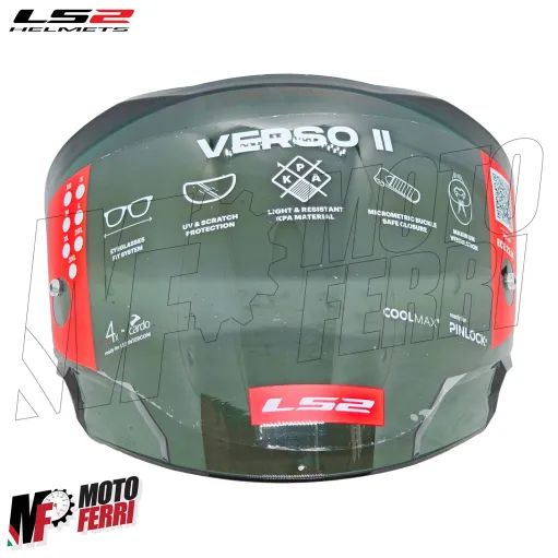 MF9571 Visiera Casco Fume' Chiaro Originale LS2 Verso II 2 OF618