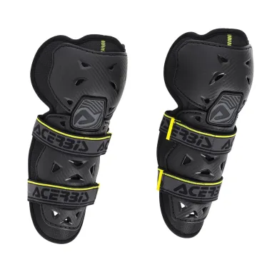 MF5477 Ginocchiere Bambino Acerbis Profile 2.0 Nero Giallo Moto Cross Enduro MTB