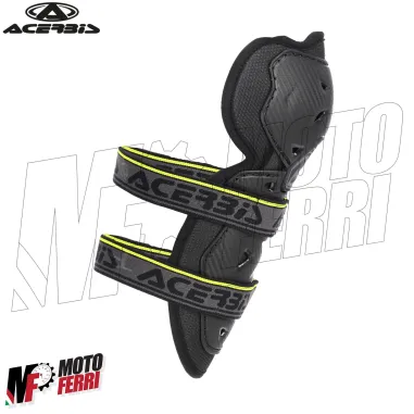 MF5477 Ginocchiere Bambino Acerbis Profile 2.0 Nero Giallo Moto Cross Enduro MTB