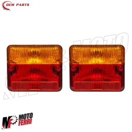 MF9591 Fanali Posteriori Piaggio APE 50 CAR P3 POKER Benzina e Diesel - TL 1986 2