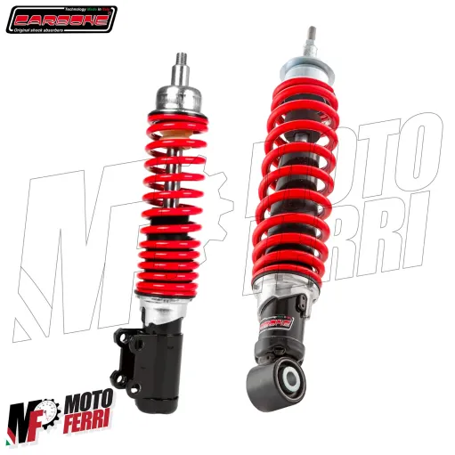 MF9593 Ammortizzatore Anteriore + Posteriore Piaggio Vespa LX LXV 125 150 Rosso