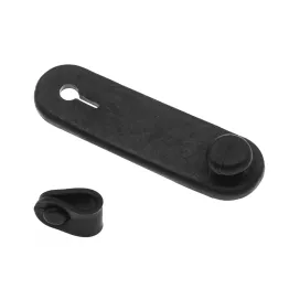 MF9594 Fascetta Manubrio Ferma Cavi Piaggio CIAO SI BRAVO BOXER Nera in Gomma