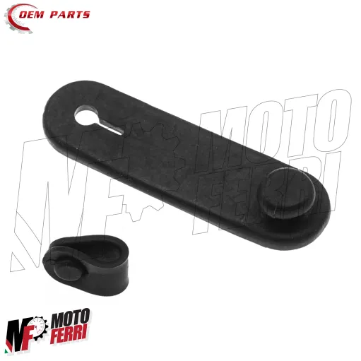 MF9594 Fascetta Manubrio Ferma Cavi Piaggio CIAO SI BRAVO BOXER Nera in Gomma
