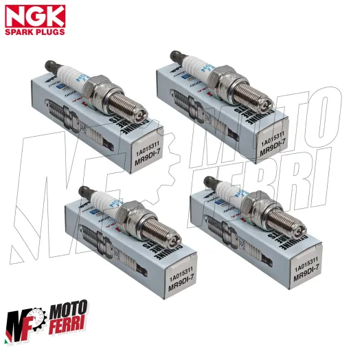 MF2510 Kit 4 Candele NGK MR9DI-7 Aprilia RSV4 Tuono 1100 dal 2020 al 2025