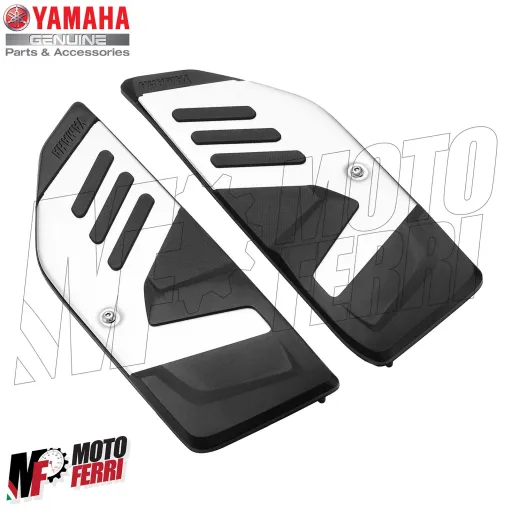 MF1984 Coppia Pedane Poggiapiedi Alluminio Yamaha 530 560 TMAX da 2017 a 2021