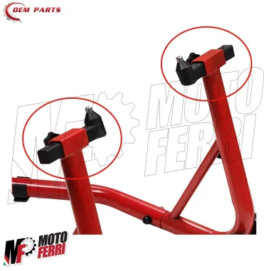 MF2256 Coppia Supporti a Cono per Cavalletto Anteriore Universale Moto