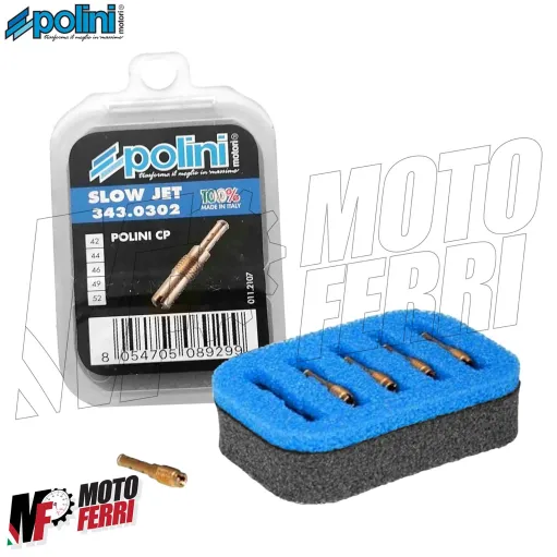 MF1941 Kit 5 Getti Minimo Carburatore Polini CP 42 44 46 49 52