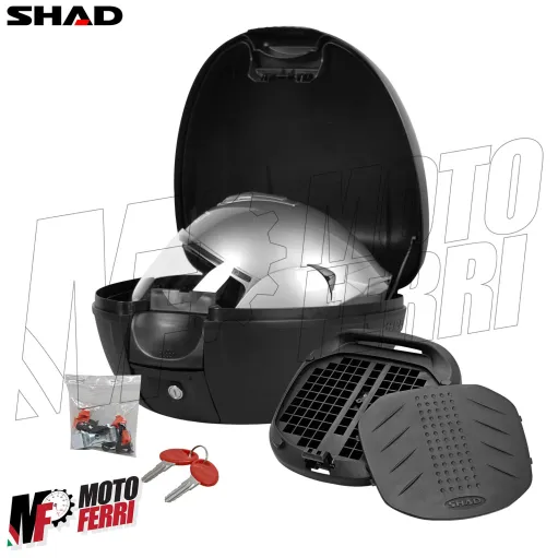 MF9599 Bauletto SHAD SH 26 Litri con Piastra Universale Nero Moto Scooter SH26