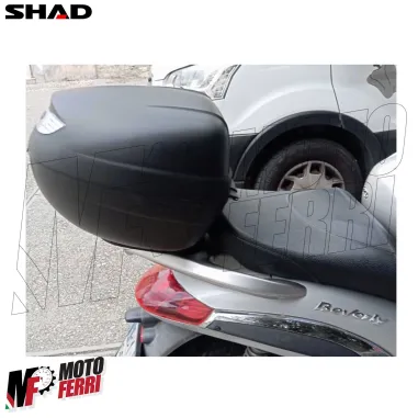 MF9599 Bauletto SHAD SH 26 Litri con Piastra Universale Nero Moto Scooter SH26