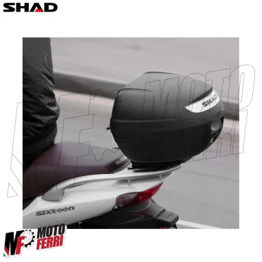 MF9599 Bauletto SHAD SH 26 Litri con Piastra Universale Nero Moto Scooter SH26