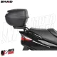 MF9599 Bauletto SHAD SH 26 Litri con Piastra Universale Nero Moto Scooter SH26