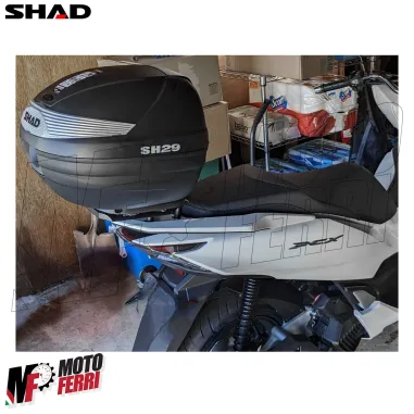 MF9601 Bauletto SHAD SH 29 Litri con Piastra Universale Nero Moto Scooter SH29